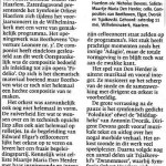 Haarlems Dagblad 14 mei 2007